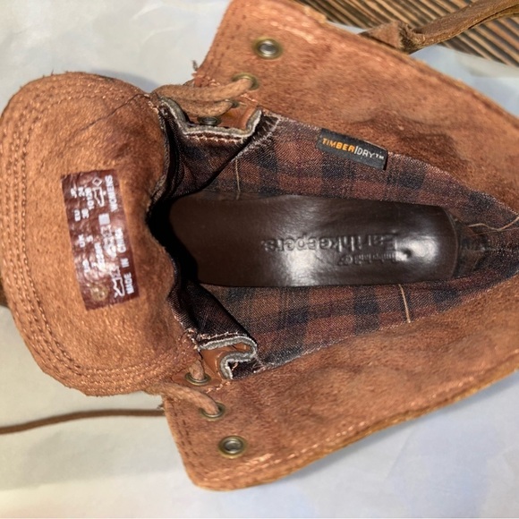 RARE Timberland Apley Waterproof Distressed Leather Wrap Chelsea Boots size 7 - Picture 6 of 11